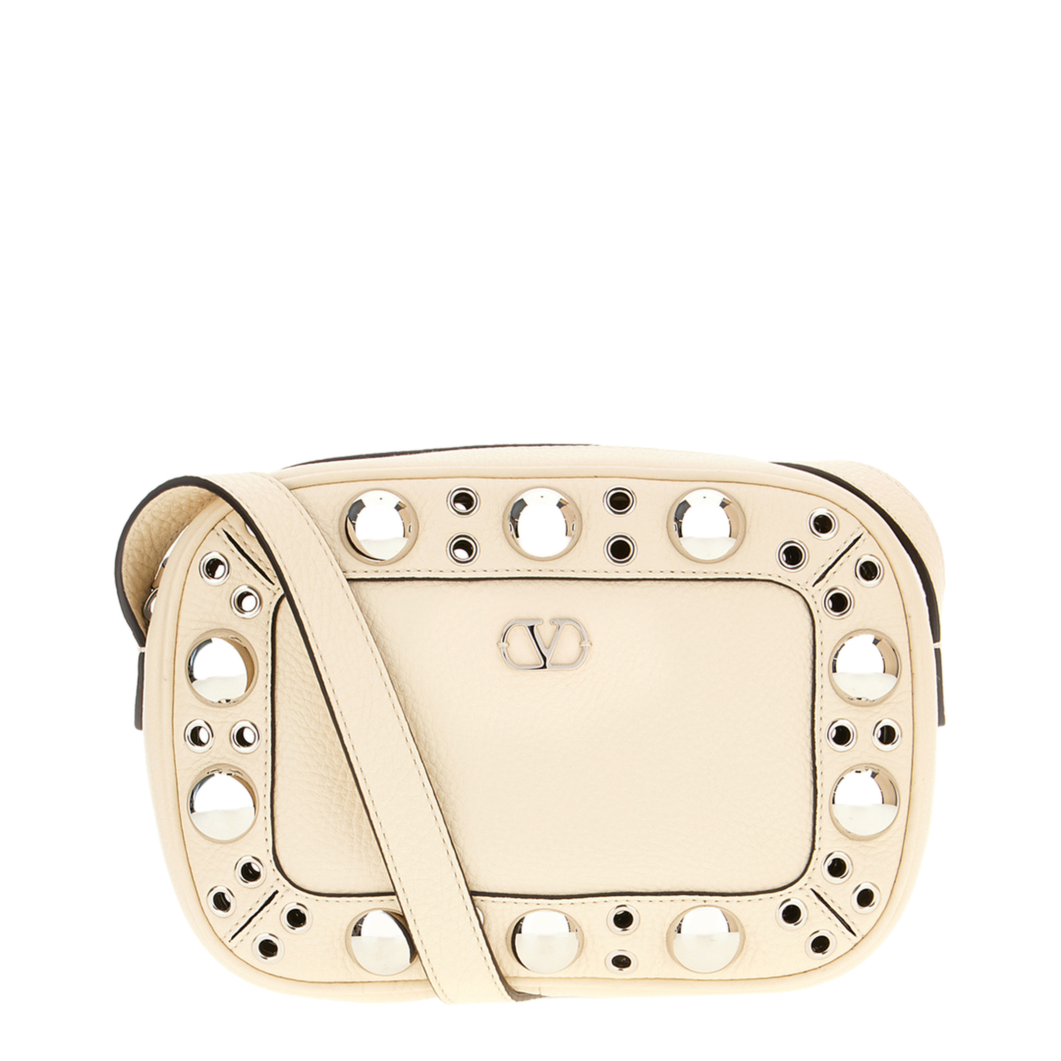 Ivory Leather Nellcôte Crossbody Bag