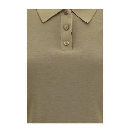 MAYFEYR - Burberry - Knit Polo With Check Trim - 8130426A3743