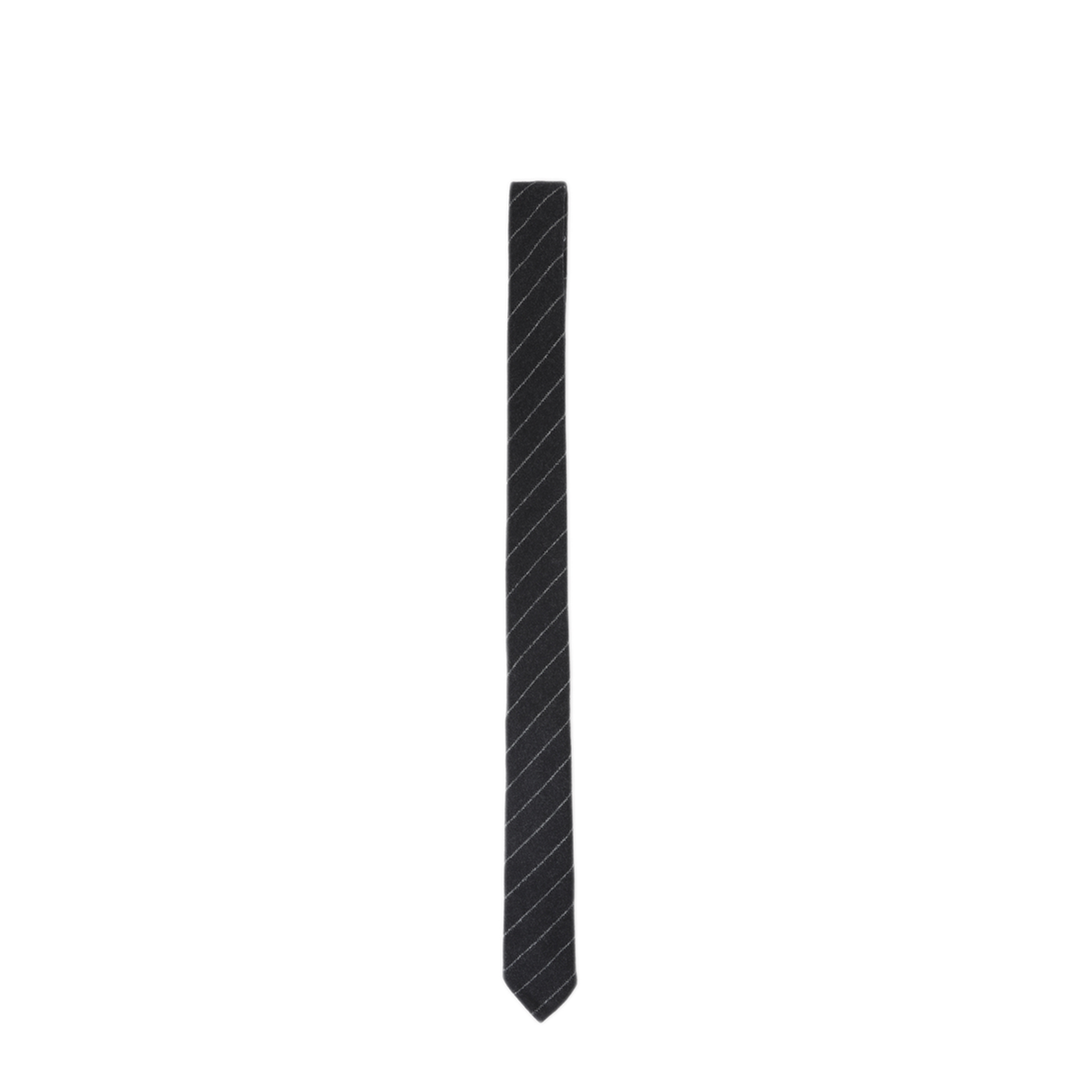 MAYFEYR - Thom Browne - Charcoal Classic Wool Tie - MNL001AF1307015