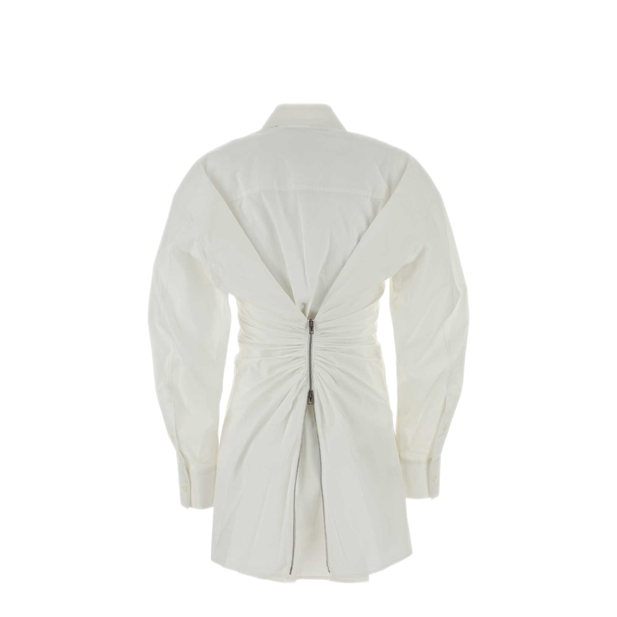 MAYFEYR - Alexander Wang - White Stretch Poplin Shirt Dress - 1WC2266951100