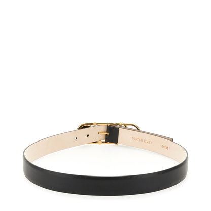 Leather Belt with Buckle