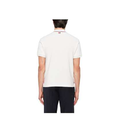 Cotton Waffle Rib Cuff Polo