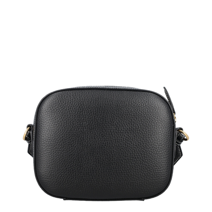 Logo Mini Eco Leather Crossbody - Black