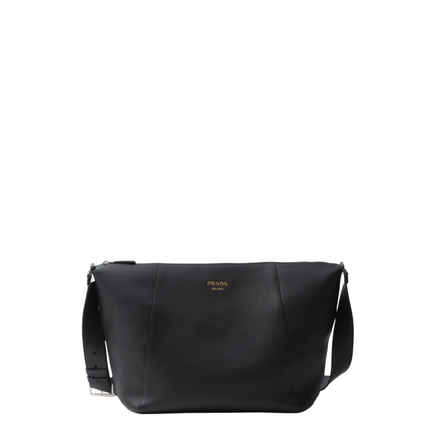 Black Leather Crossbody Bag
