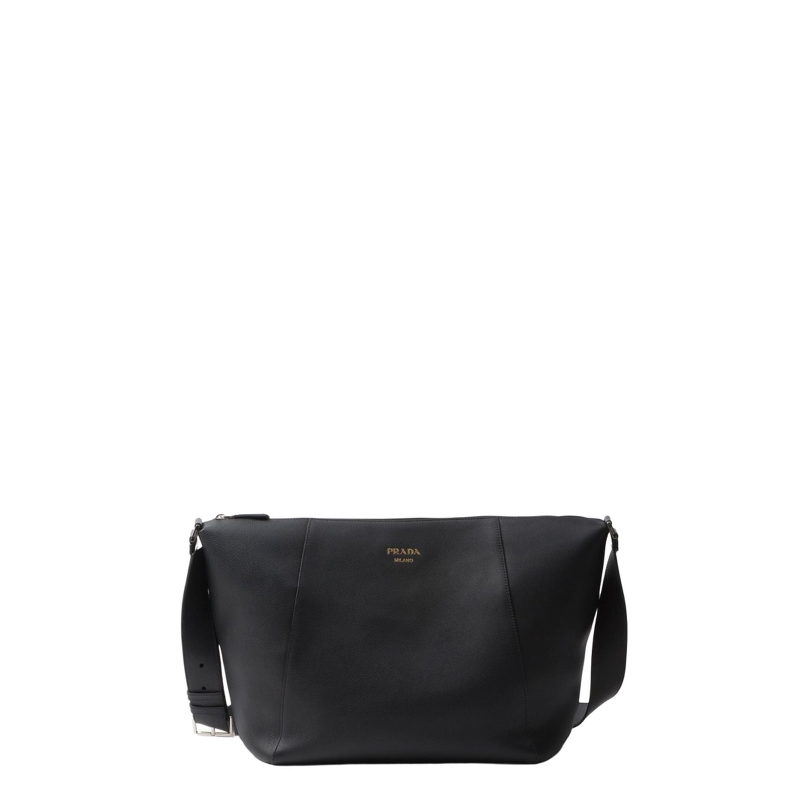 Black Leather Crossbody Bag