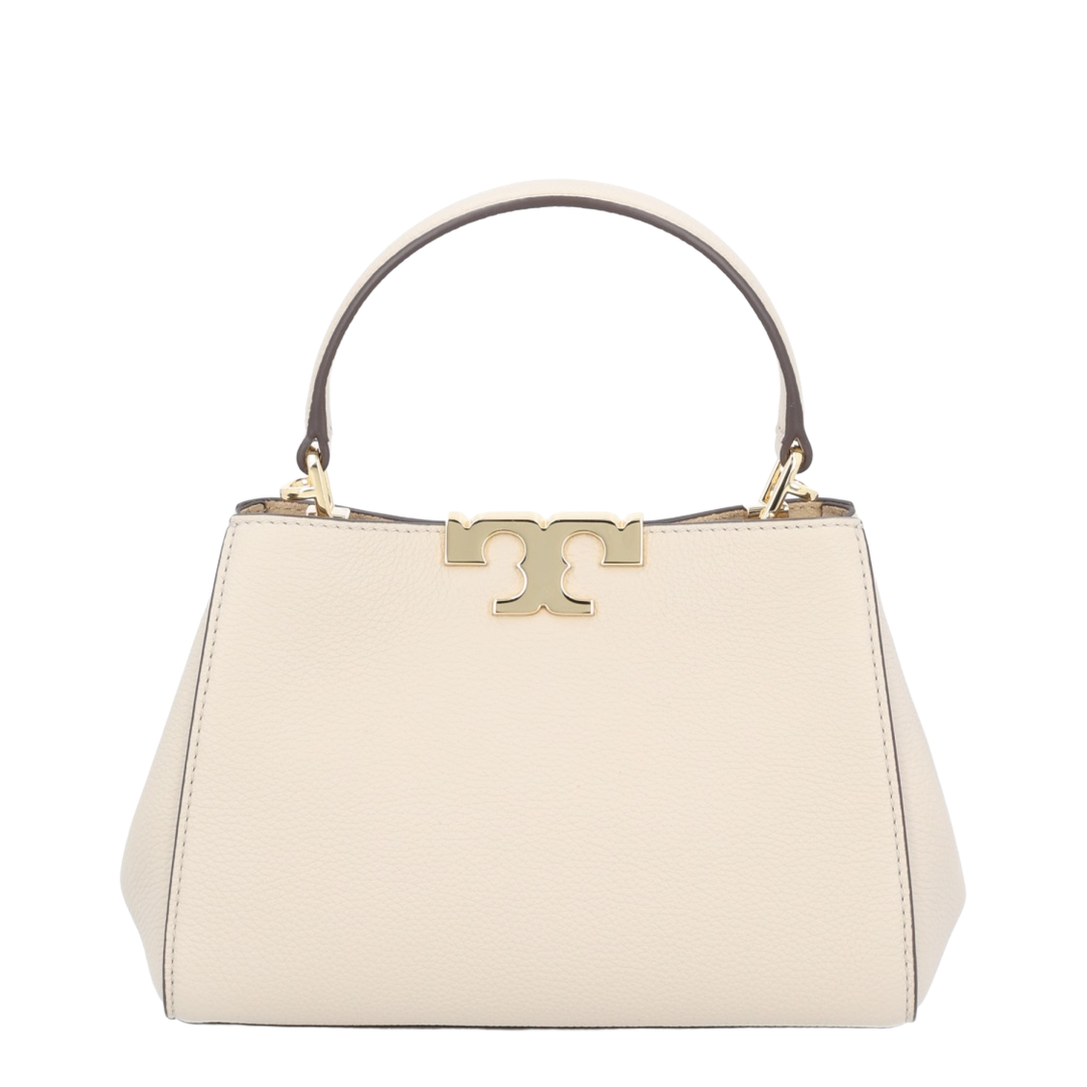Eleanor Mini Pebbled Satchel - Dove Grey