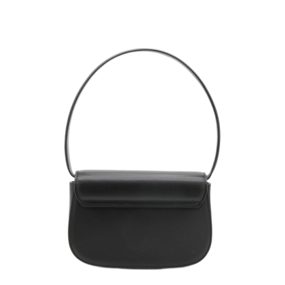 1DR-Iconic Nappa Leather Shoulder Bag - Black