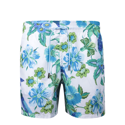 Floral Print Swimwear White