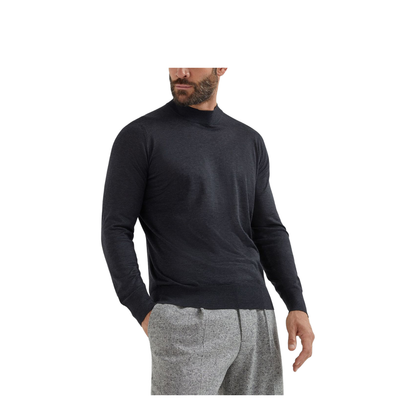 Cotton and silk blend sweater