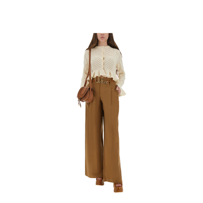 MAYFEYR - Chloè - Crochet Knit Cardigan - 25AMC01590107