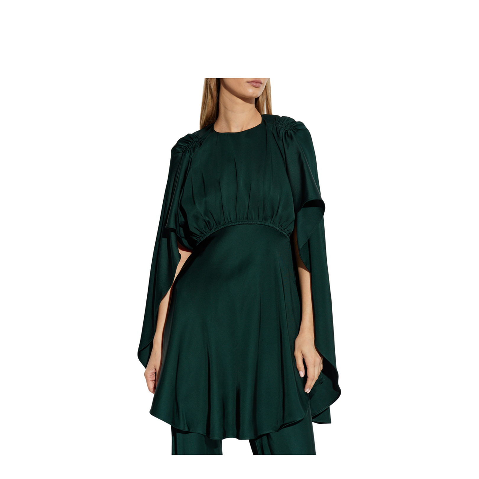 Dress with Decorative Draping