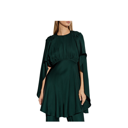 Dress with Decorative Draping