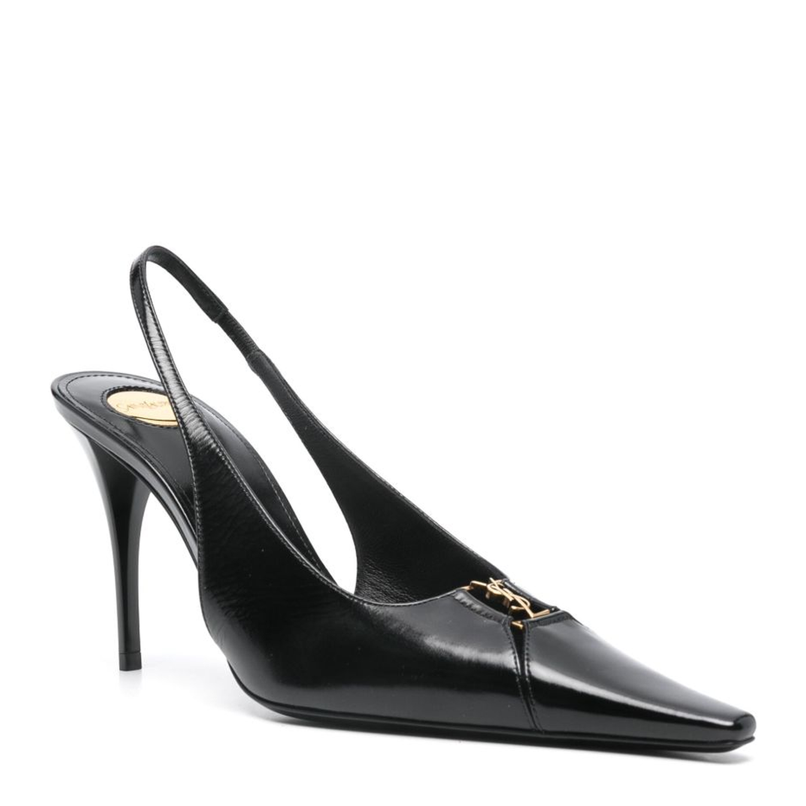 Slingback Pumps in Smooth Leather
