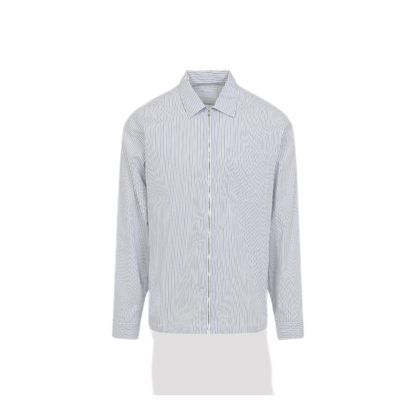 MAYFEYR - Prada - Blue And White Cotton Shirt - SC855SOOO189FF022X