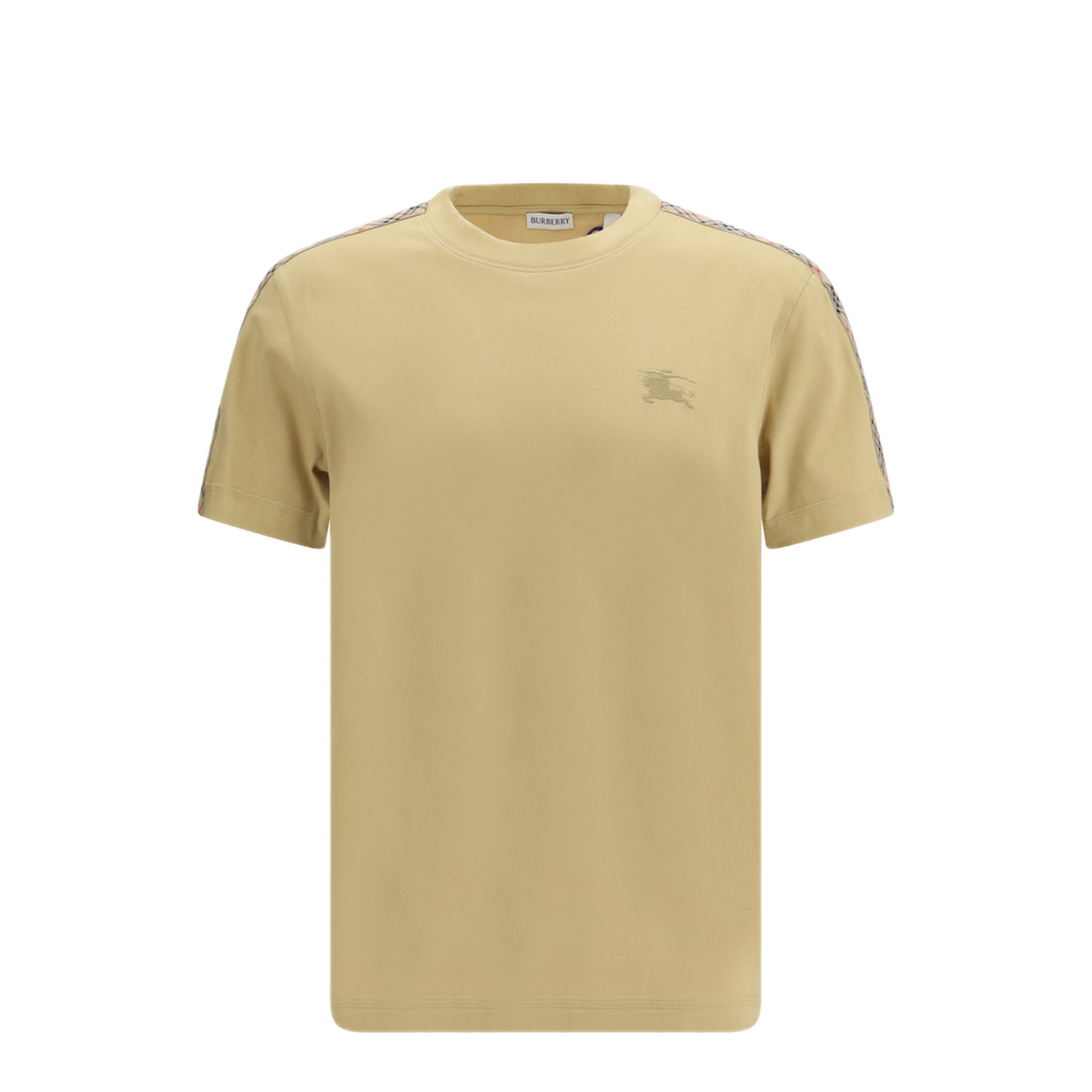 MAYFEYR - Burberry - T Shirt With Check Trims - 8106247B8626