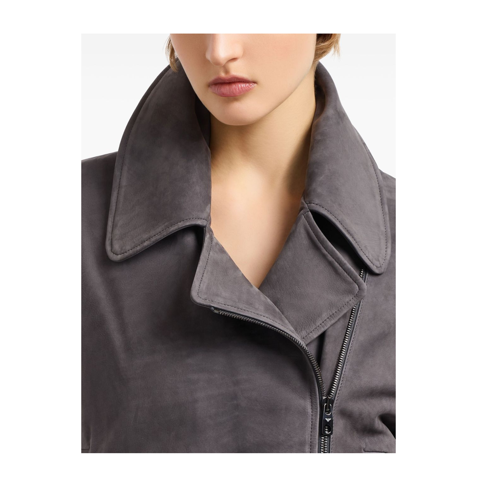 Icon Nubuck Calf Leather Biker Jacket