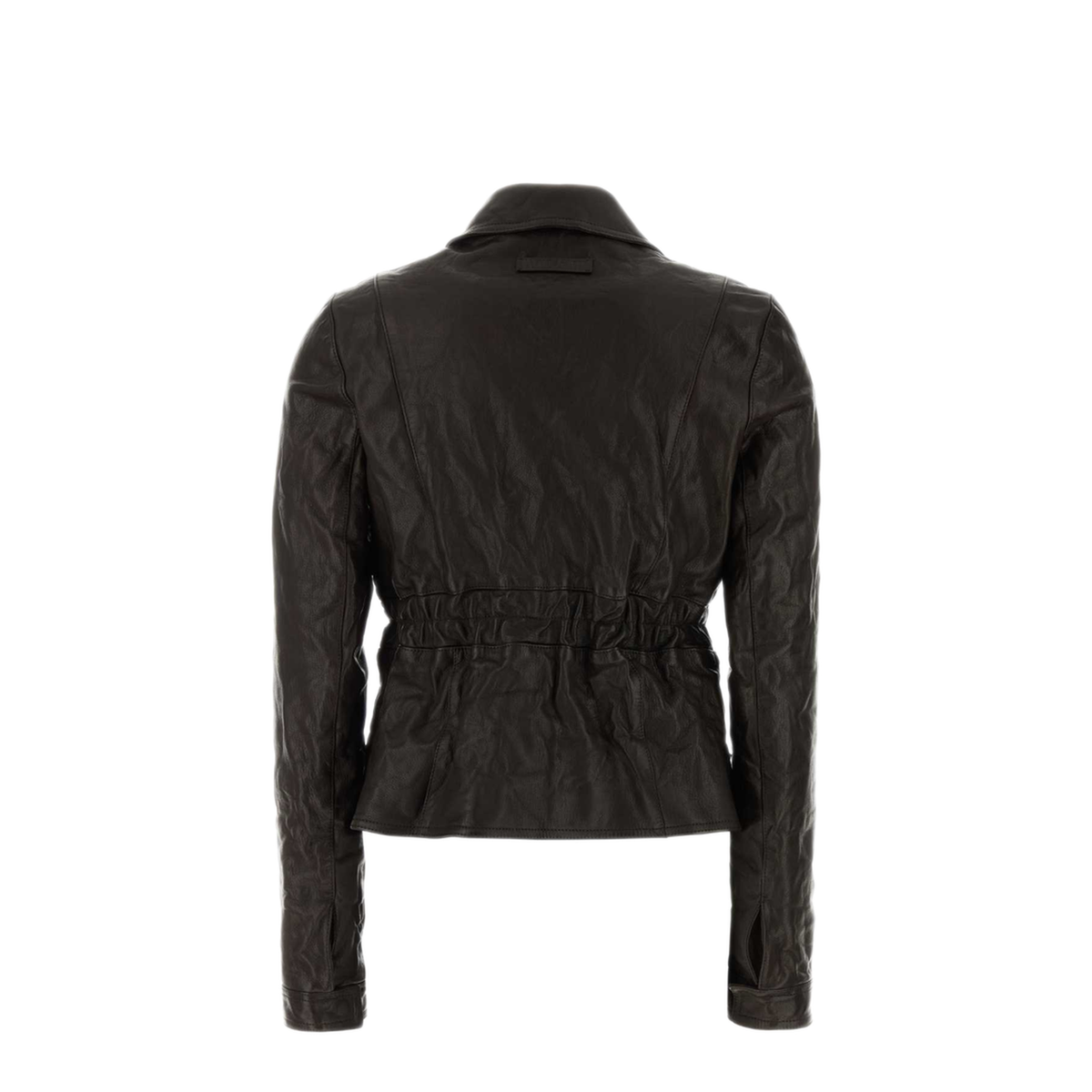 MAYFEYR - Miu Miu - Dark Brown Leather Jacket - MPW065SOOO19E6F0003