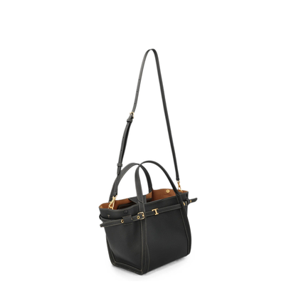 MAYFEYR - TOD`S - Shopping Bag T Signature In Leather Mini - XBWTIMA0100WKAB999