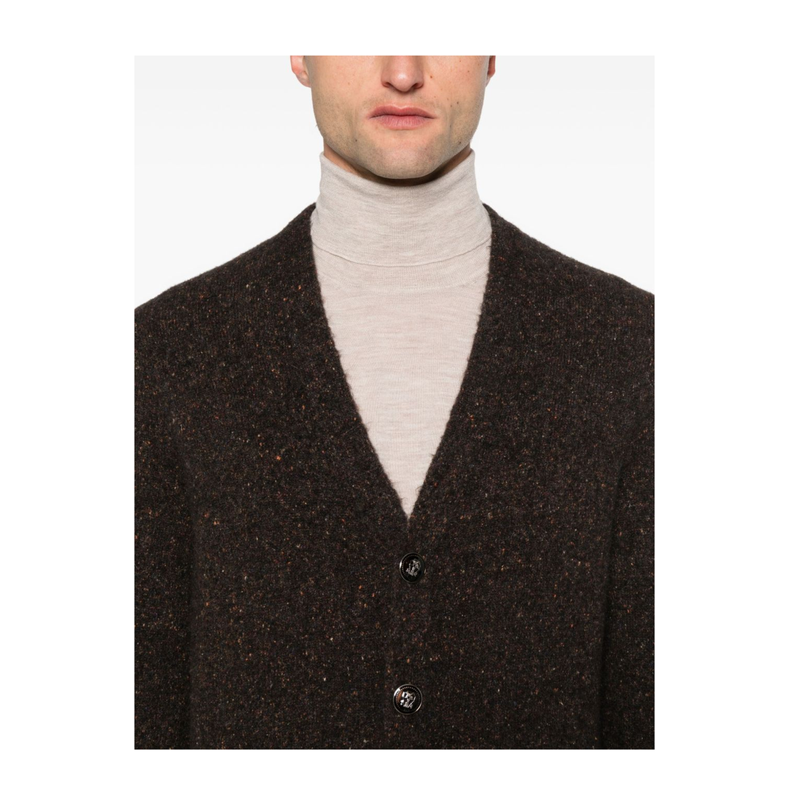 Wool V-Necked Cardigan