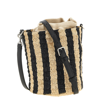 MAYFEYR - Valentino - Raffia Small Bucket Bag - W2B0T03IXUC8K