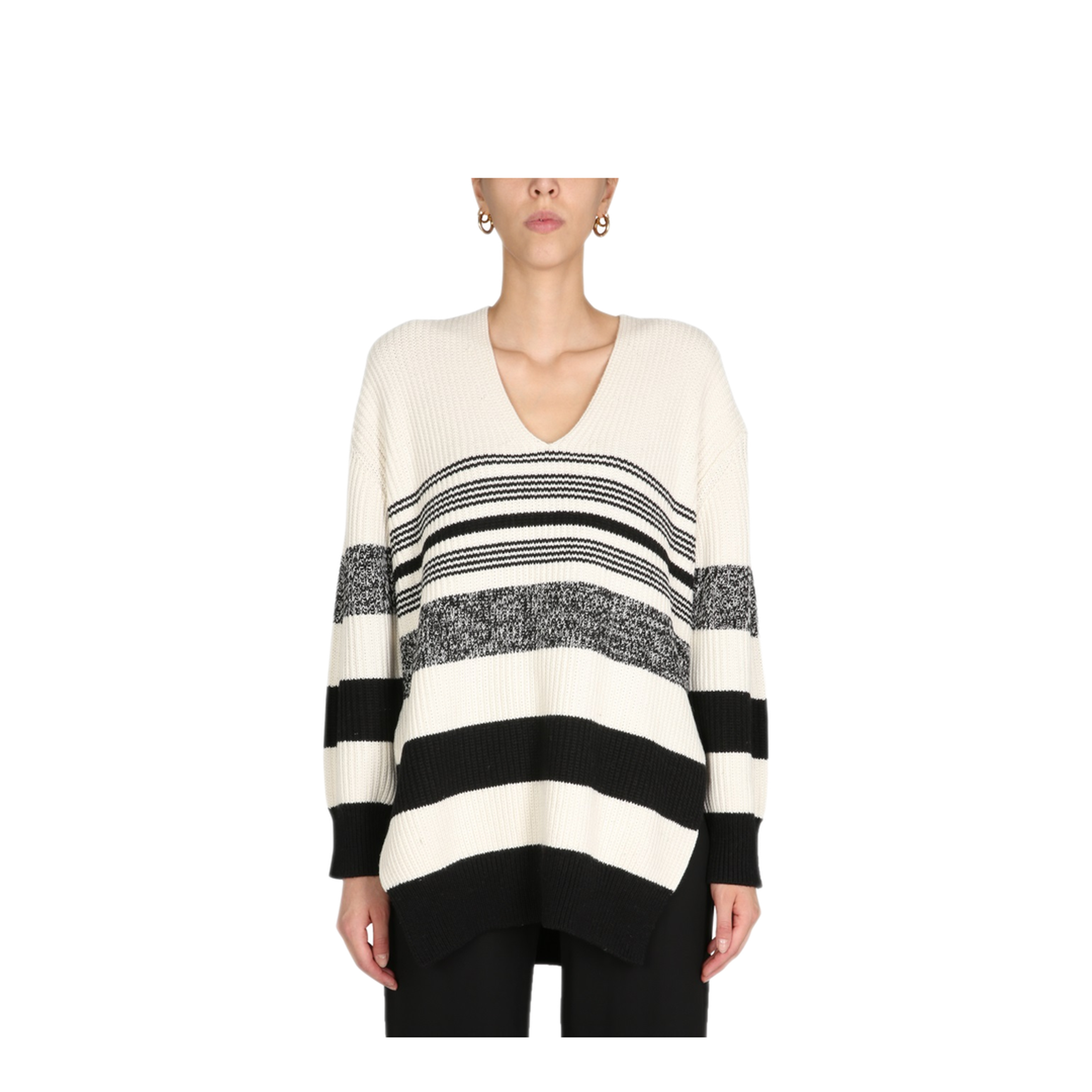 MAYFEYR - PROENZA SCHOULER WHITE LABEL - V Neck Sweater - WL2137647KC090115