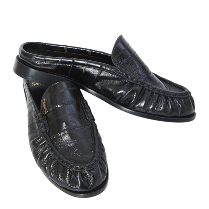 MAYFEYR - Saint Laurent - Le Loafer Loafers In Eel Skin - 8697420WXAF1000
