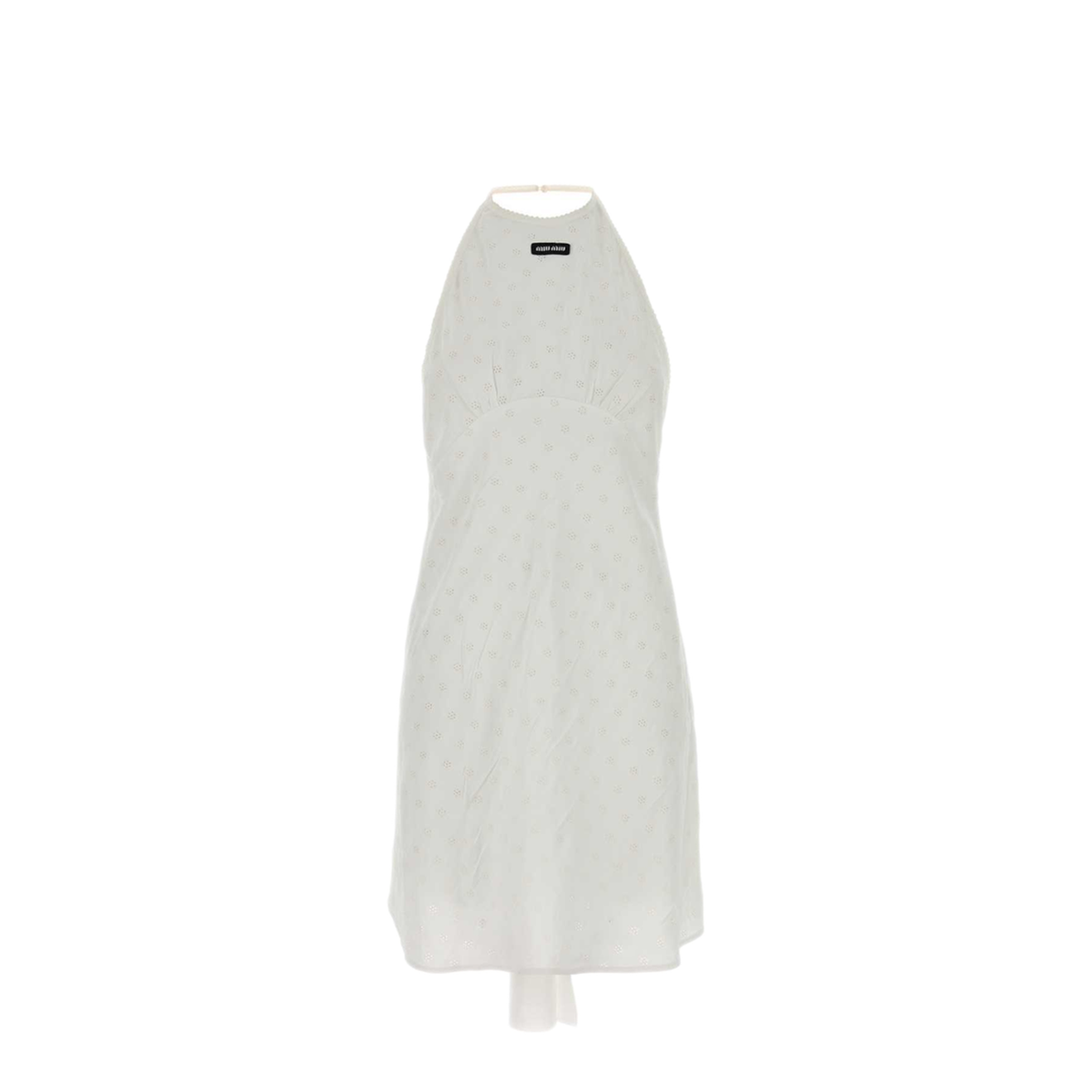 MAYFEYR - Miu Miu - White Viscose Blend Mini Dress - MF6541SOOO6446F0009