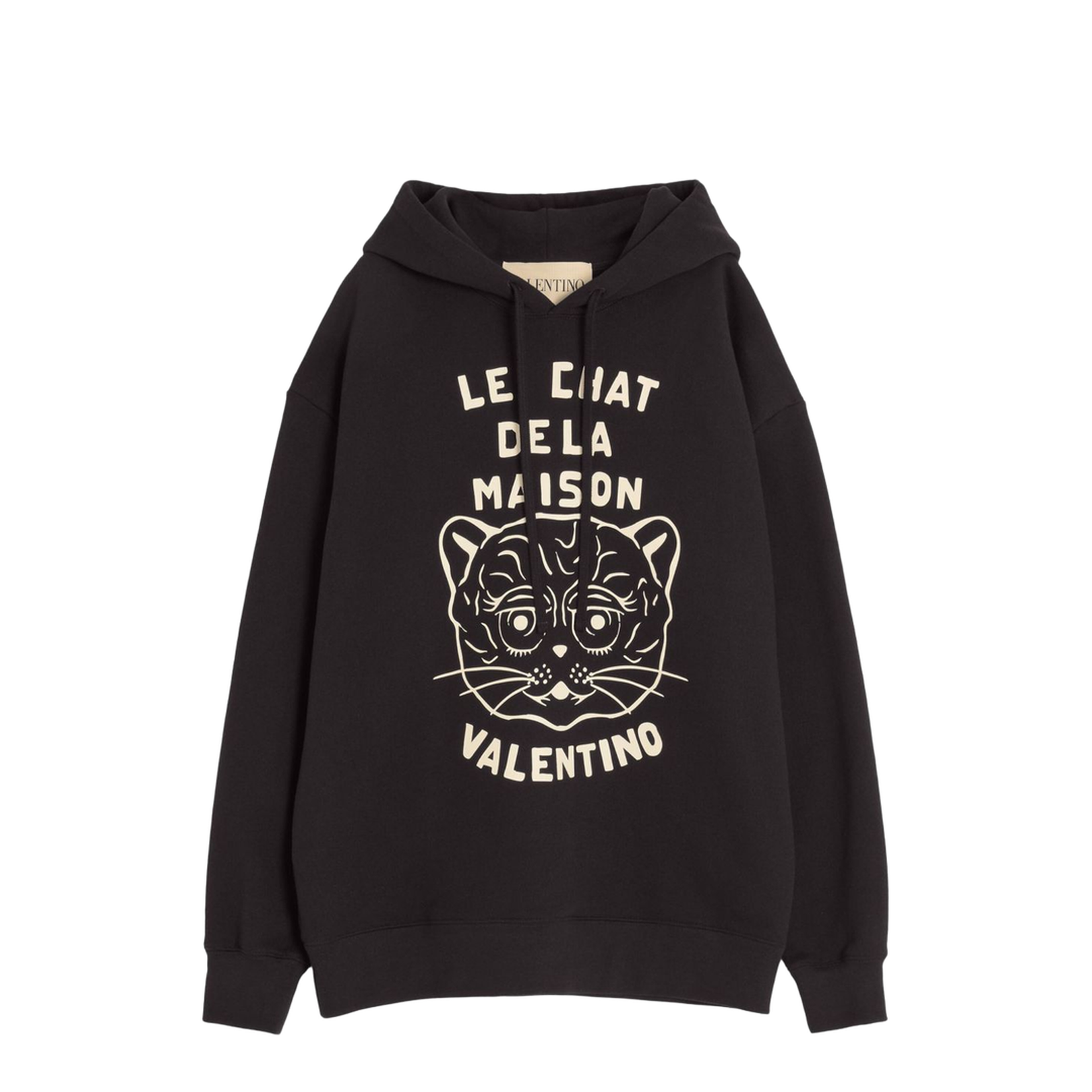 Cotton Sweatshirt With Le Chat De La Maison Patch