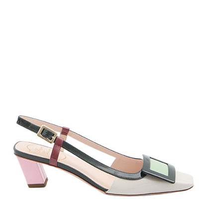 Slingback Pumps in Patent Leather
