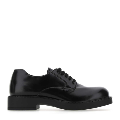 MAYFEYR - Prada - Lifestyle Black Leather Lace Up Shoes - 2EE345055F0002