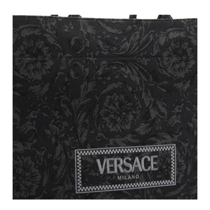 Embroidered Fabric Big Athena Shopping Bag