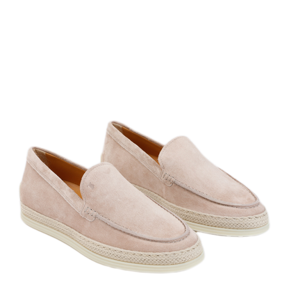 MAYFEYR - TOD`S - Suede Leather Loafers - XXW92K0HU30M8WM027ROSA