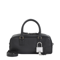 Amazona 23 Cropped Calfskin Shoulder Bag - Black