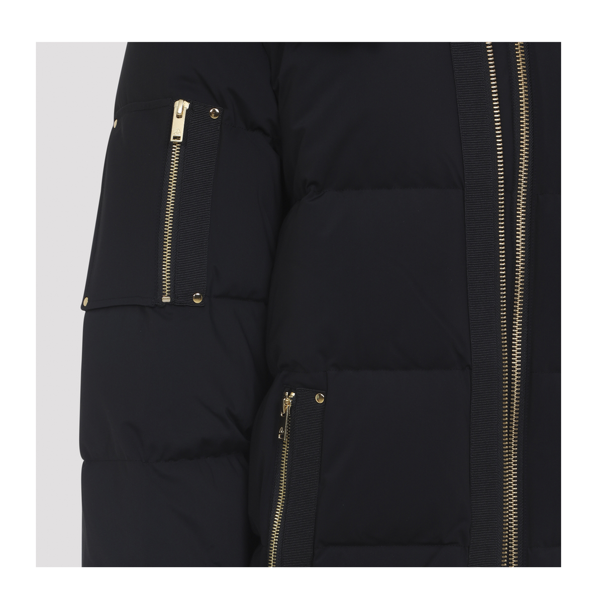 MAYFEYR - Moose Knuckles - Black Stagg Bomber Jacket - M35MB021GS305