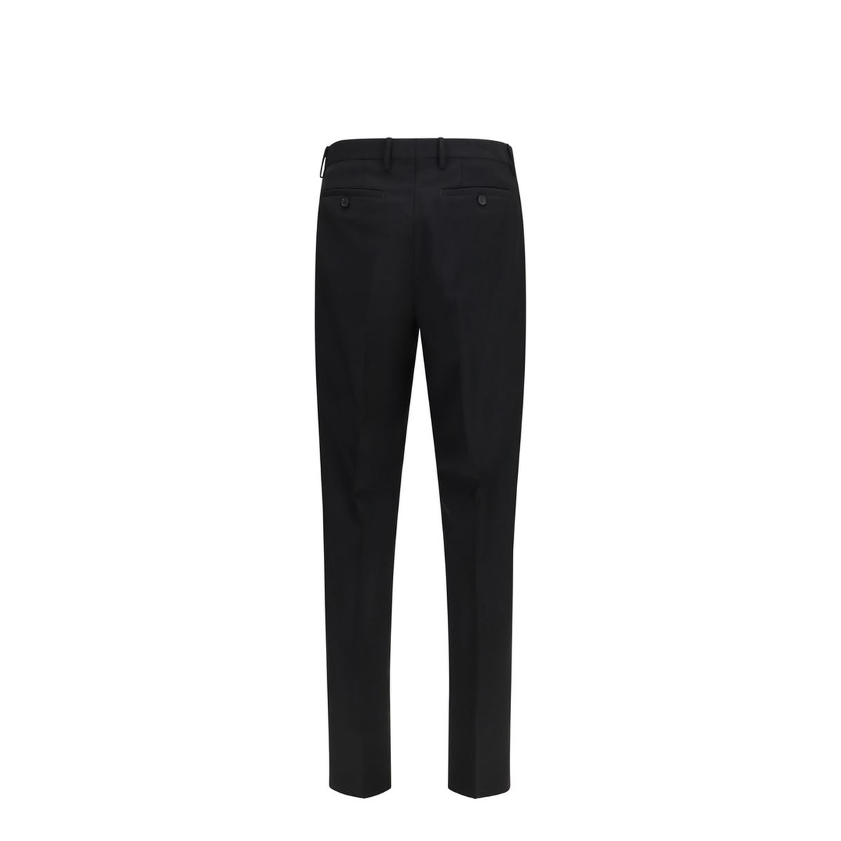 Black Mohair Blend Pants
