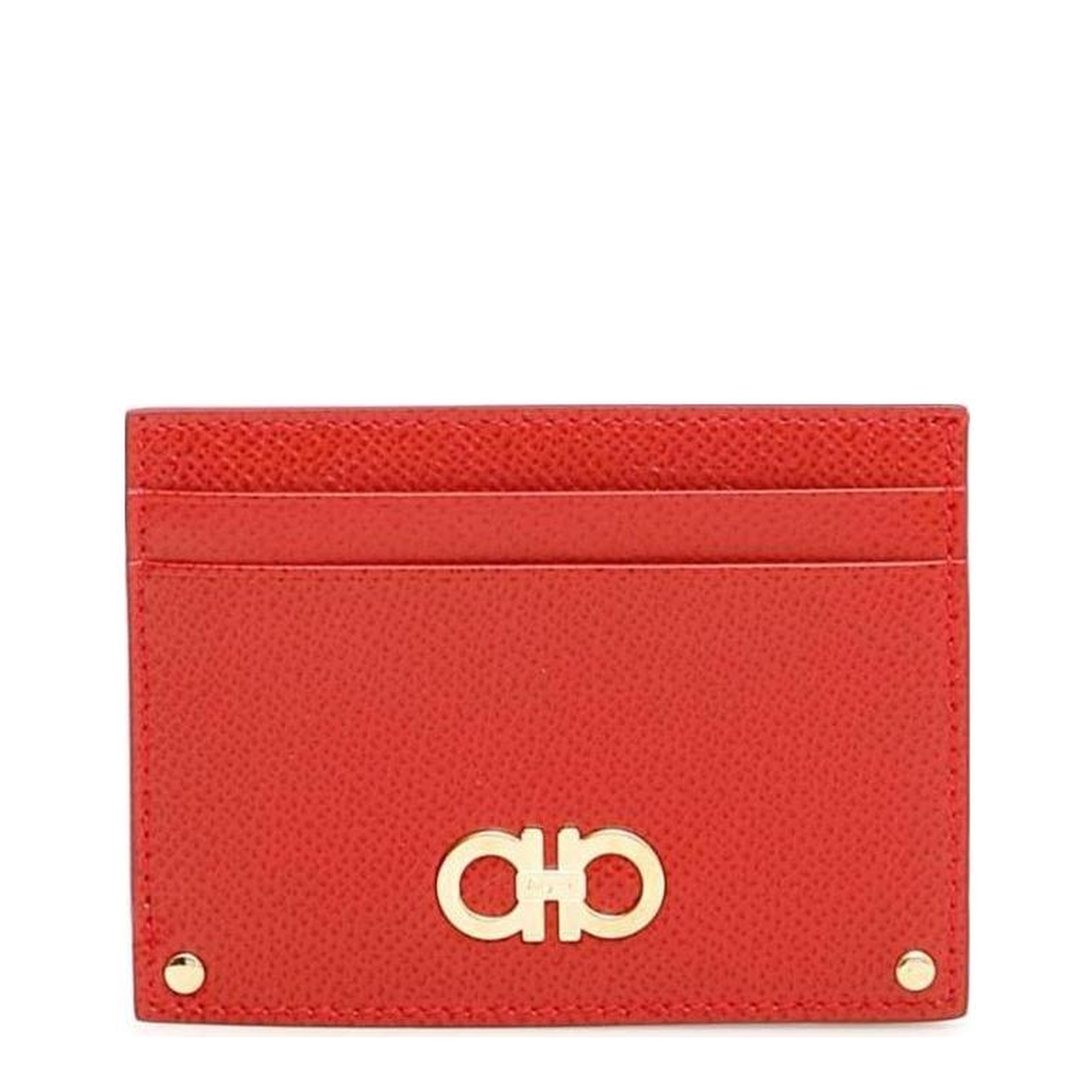 Gancini Leather Card Case