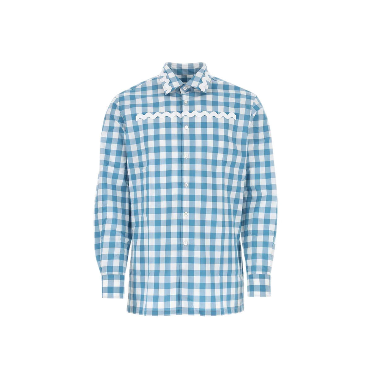 MAYFEYR - Prada - Embroidered Poplin Shirt - UCN493S23112OBF03DV