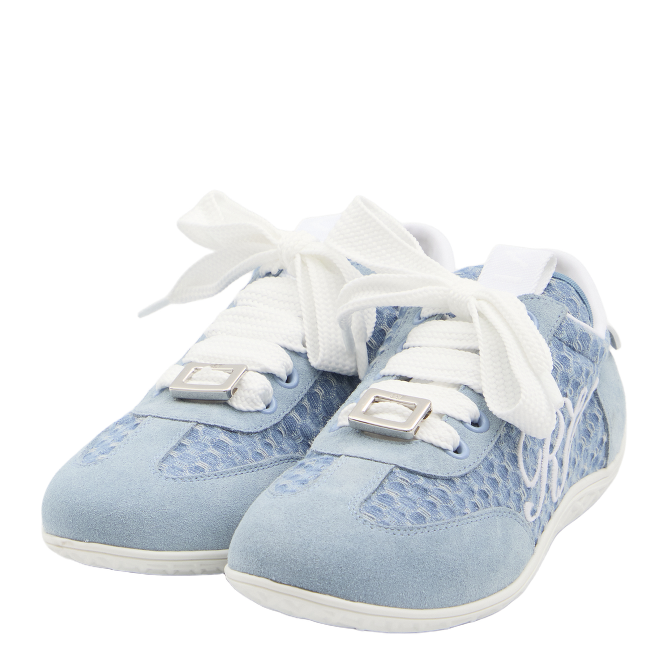 Low Sneakers in Sky Blue