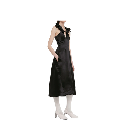 Black Satin Dress