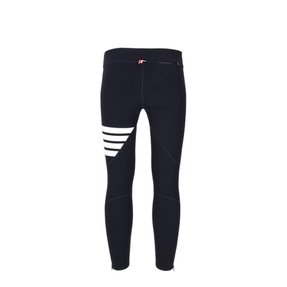 MAYFEYR - Thom Browne - Compression Tights W/ 4Bar In Polyamide Stretch Interlock - MJA002A06753461
