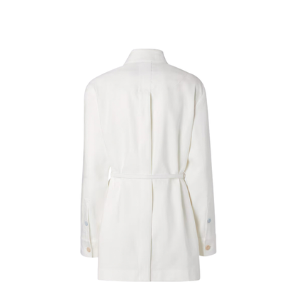 MAYFEYR - Fendi - Go-To Jacket In White Linen And Cotton - FJ7745AWAIF0ZNM