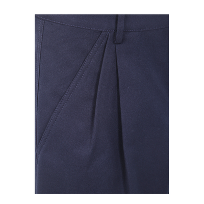 DOUBLE PIENCES CHINO TROUSERS BLACK