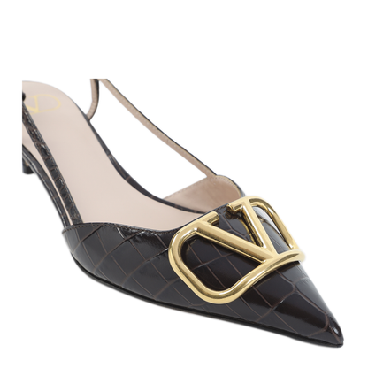 MAYFEYR - Valentino - V Logo Signature Slingback - 8W2S0Q70LURREL
