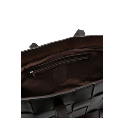 MAYFEYR - Dragon Diffusion - Brown Leather Tote Bag - 8151DKBROWN