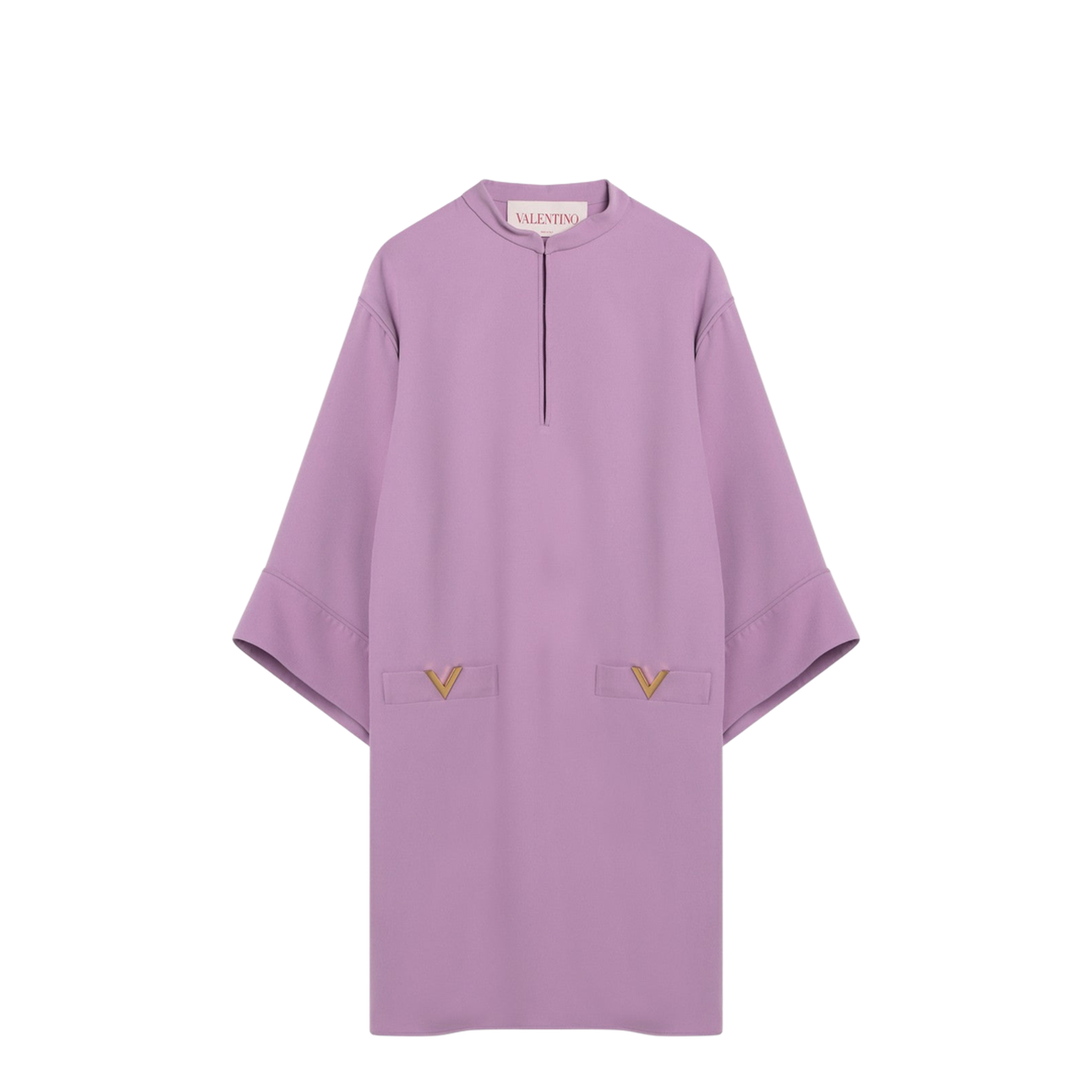 MAYFEYR - Valentino - Lilac Silk Mini Dress - 6B3VAEW11MMR3H