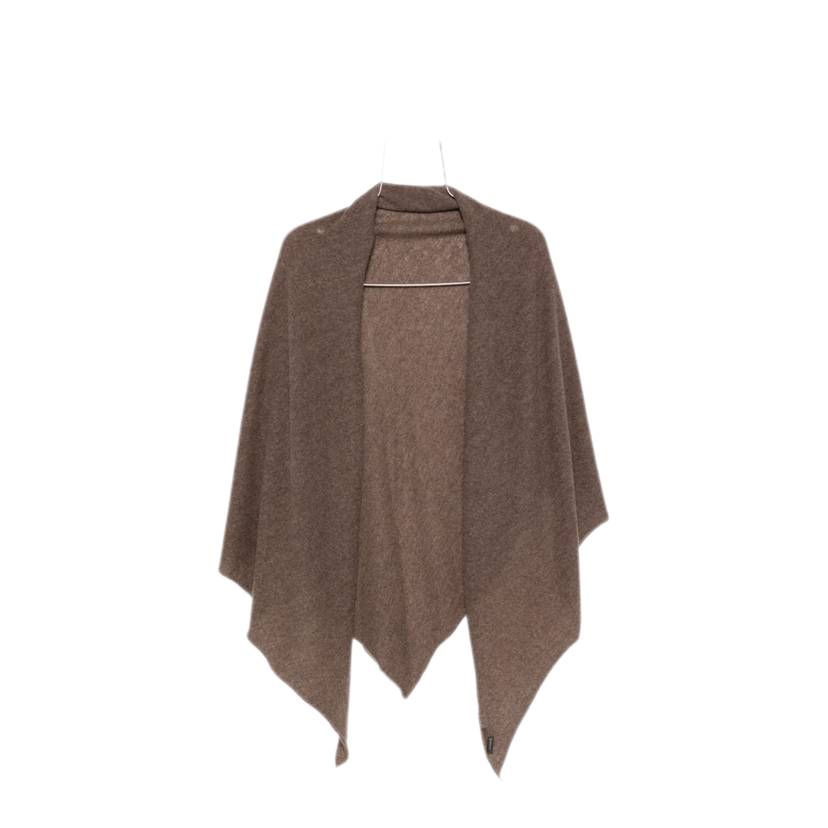 MAYFEYR - Faliero Sarti - Brown Cashmere Asymmetric Hem Scarf - 050269092