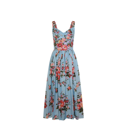 Maxi Dress with Floral Print