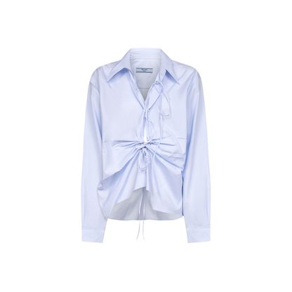 Light Blue Cotton Fil-à-Fil Shirt