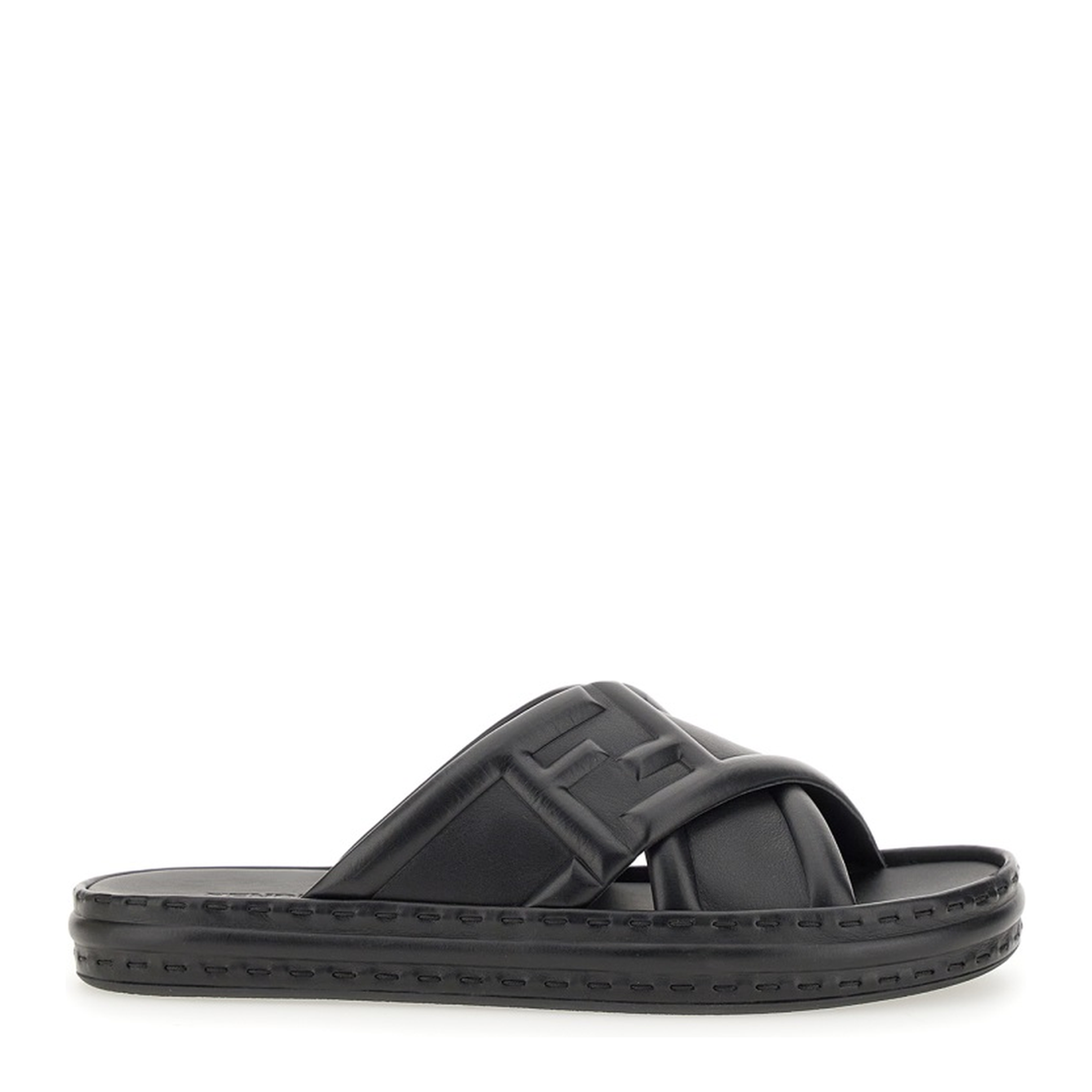 Black Leather Sandal