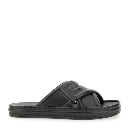 Black Leather Sandal